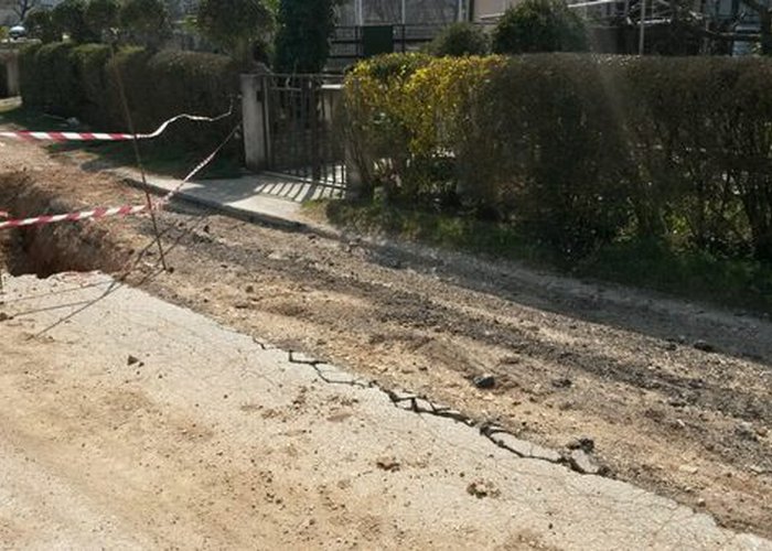 Nastavlja se izgradnja kanalizacije u središnjoj prometnici naselja Stancije Pataj nadomak Pazina