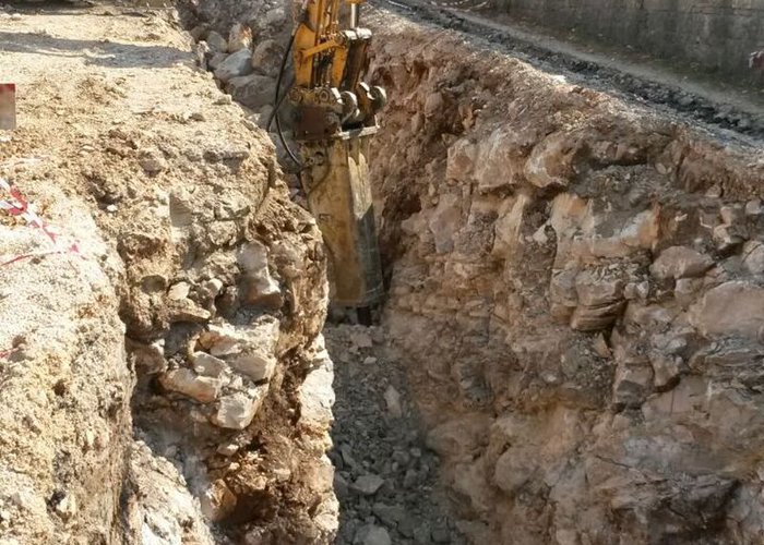 Nastavlja se izgradnja kanalizacije u središnjoj prometnici naselja Stancije Pataj nadomak Pazina